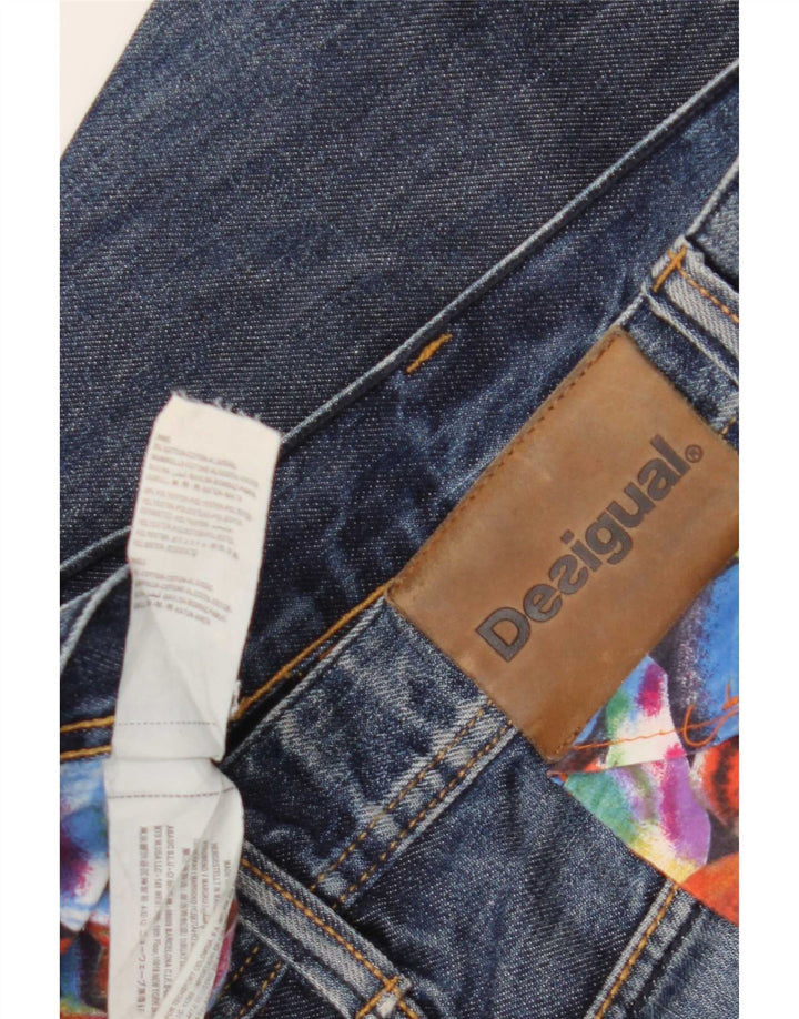 Jeans dritti da uomo Desigual W30 L33 cotone blu