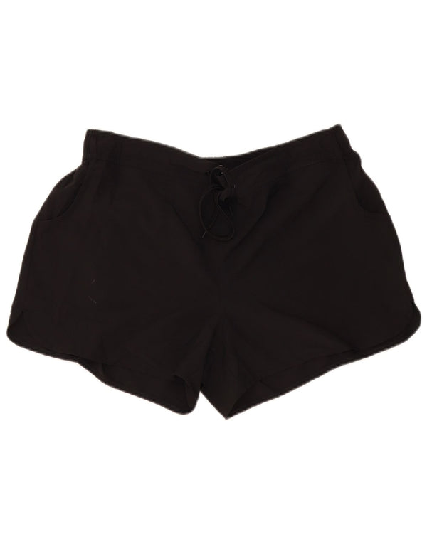 Pantaloncini sportivi da donna Mountain Warehouse UK 16 Large Nero Poliestere
