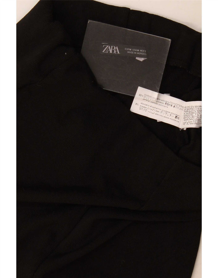 Leggings Zara da donna UK 12 poliestere nero medio