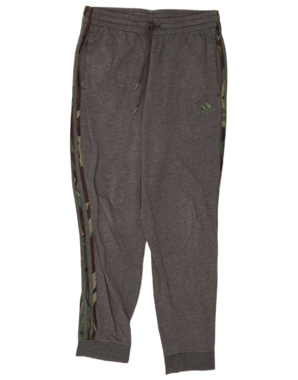 Pantaloni da tuta da uomo Adidas Joggers in cotone grigio medio sportivo