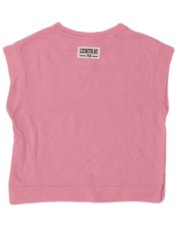 T-shirt grafica senza maniche per ragazze ZARA New York City 9-10 anni Rosa