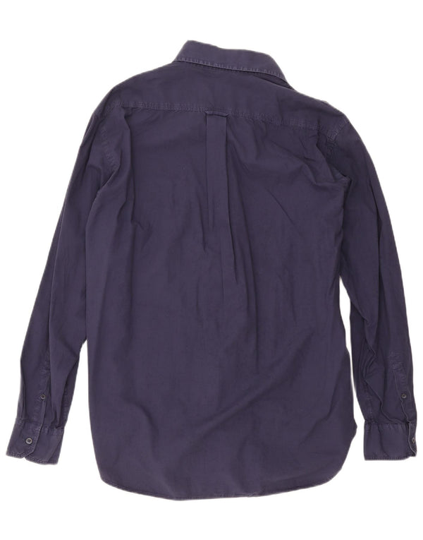 Camicia geografica da uomo Napapijri XL Blu navy