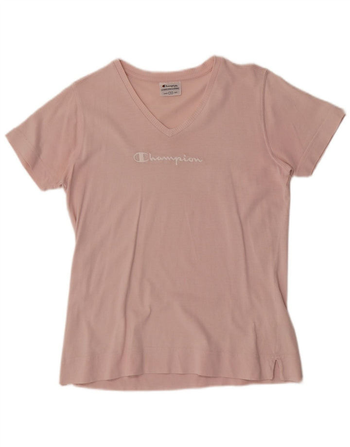 T-shirt grafica da donna Champion Top UK 10 Small Rosa