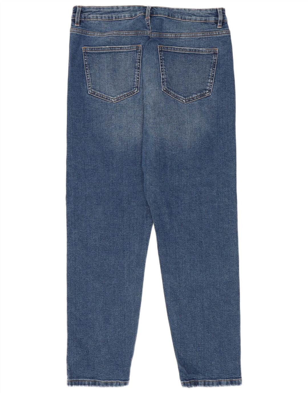 Jeans affusolati regolari mamma Marks & Spencer da donna UK 14 medio W30 L28 blu