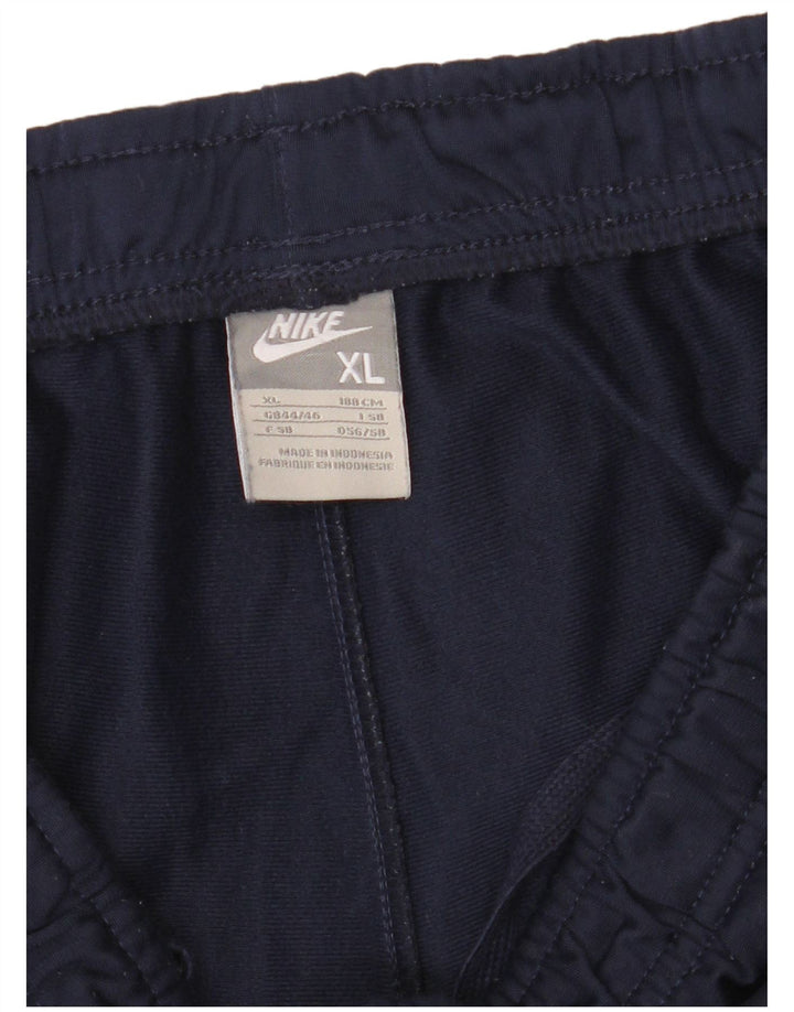 Pantaloni della tuta da uomo Nike UK 44/46 XL poliestere blu navy