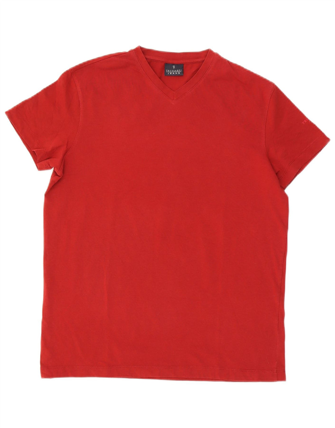 T-shirt Uomo Trussardi Jeans Rosso Medio