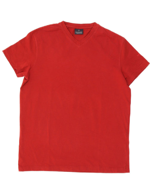 T-shirt Uomo Trussardi Jeans Rosso Medio
