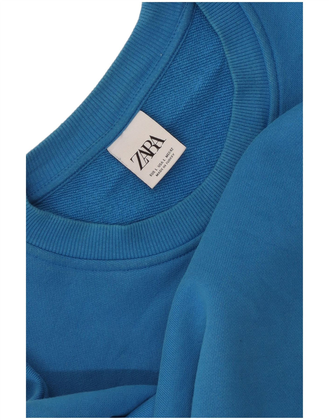 Zara Uomo Felpa Maglione Grande Blu