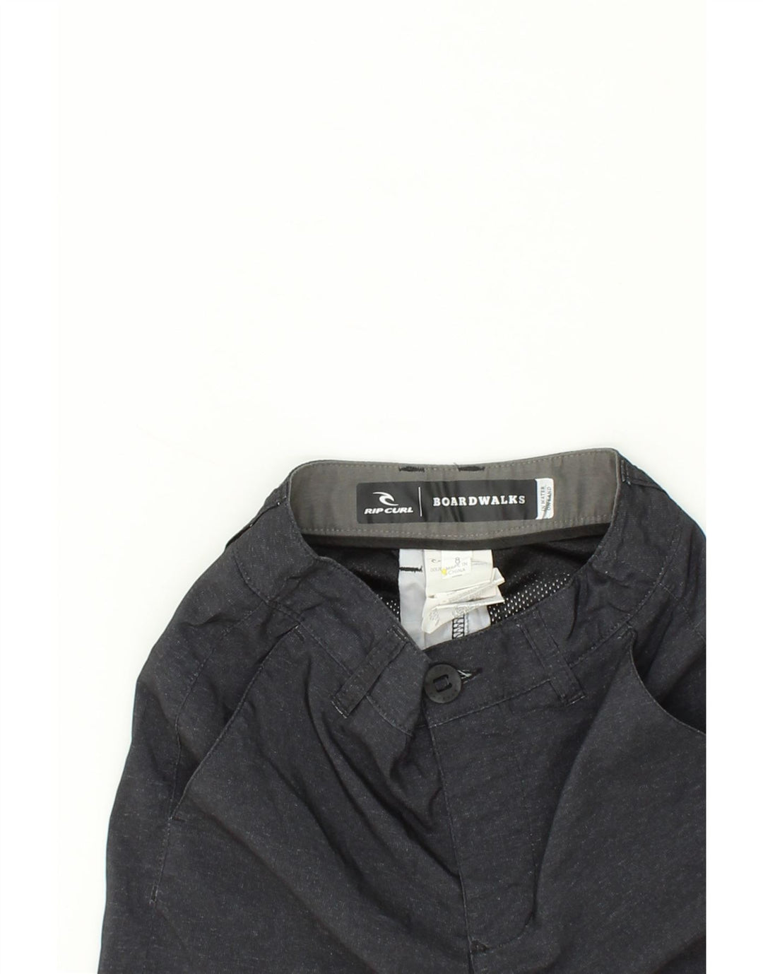 RIP CURL Boys Chino Shorts 7-8 Years W24  Grey Polyester Vintage Rip Curl and Second-Hand Rip Curl from Messina Hembry 