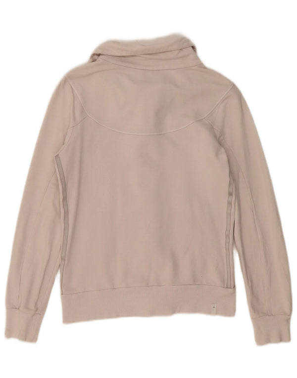 Giacca da tuta da donna ADIDAS UK 10 piccola in cotone bianco