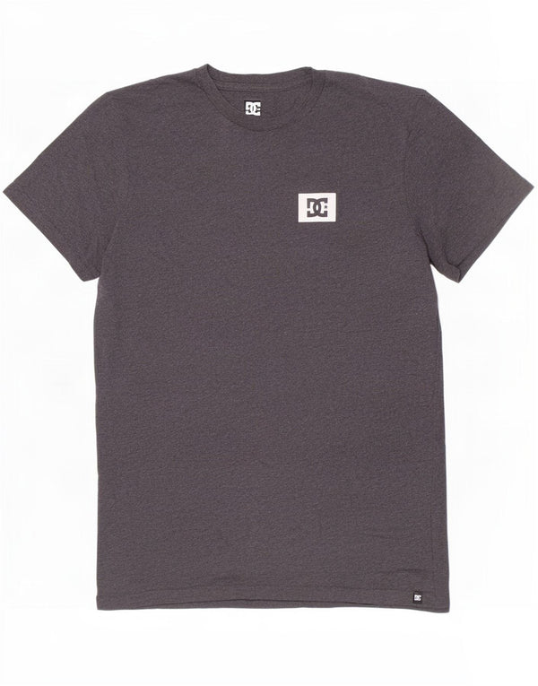 T-shirt grafica da uomo DC Top piccola grigia