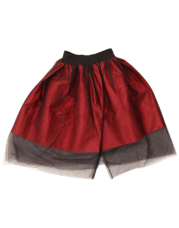 Gonna tutù vintage da donna W20 3XS Bordeaux
