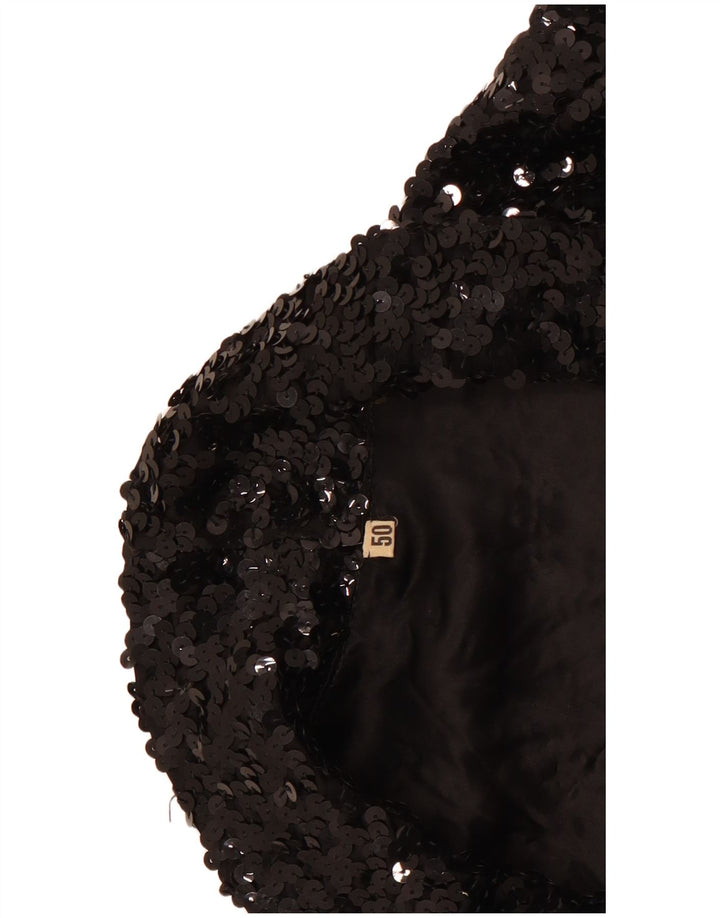 Giacca blazer vintage da donna IT 50 XL nera