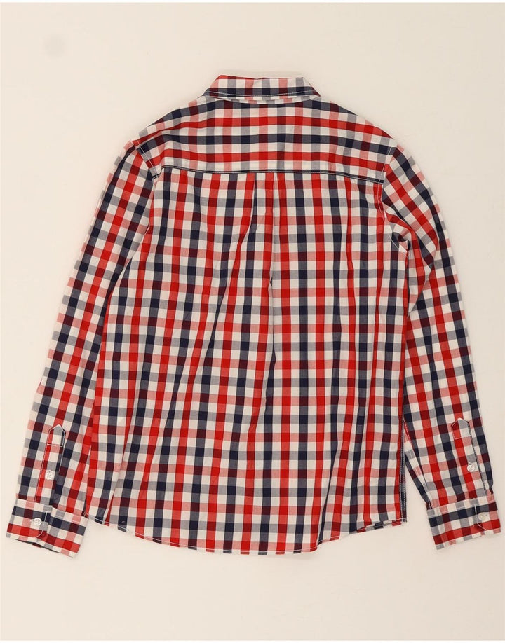 BENETTON Boys Shirt 8-9 Years Large Multicoloured Gingham Cotton Vintage Benetton and Second-Hand Benetton from Messina Hembry 
