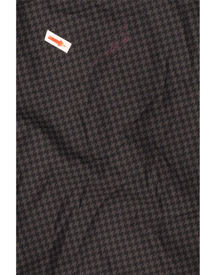 Giacca antipioggia con cappuccio per ragazze Volcom 13-14 anni XL Poliestere grigio pied de poule