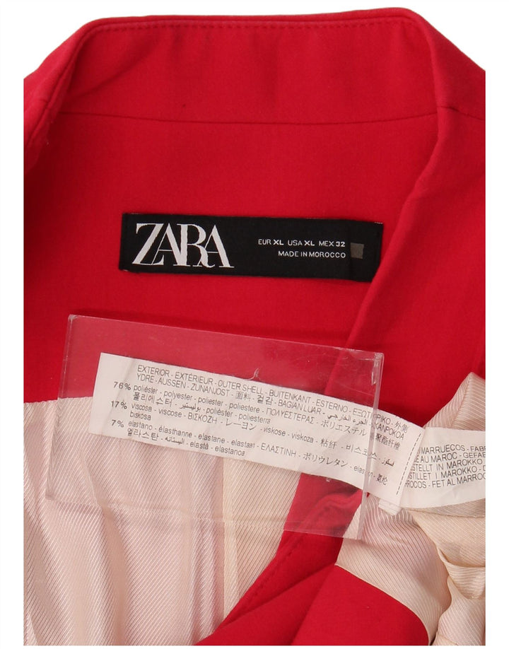 Giacca blazer da donna Zara UK 18 XL poliestere rosa