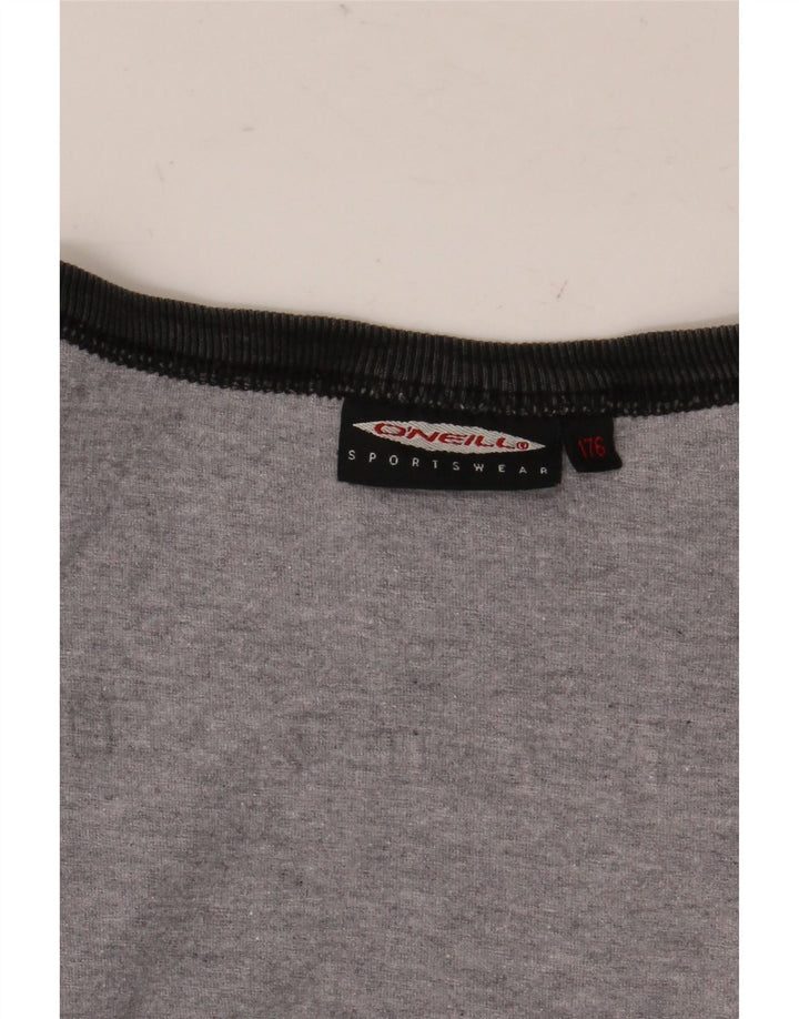 T-shirt grafica da ragazzo O'Neill Top 15-16 anni grigio chiazzato