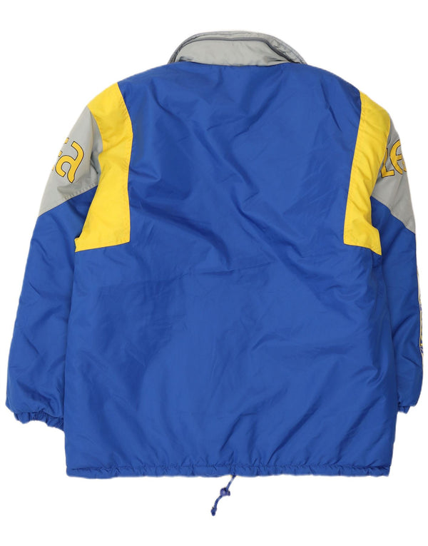 Giacca da sci da uomo con vestibilità ampia e grafica Legea UK 38 Colorblock blu medio