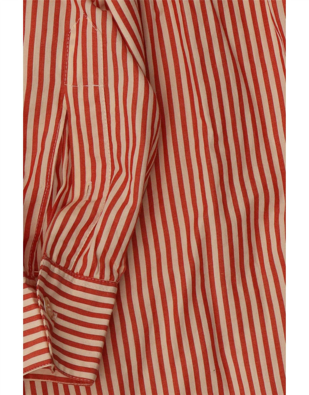 Camicia weekend da donna Max Mara UK 16 Cotone gessato rosso grande