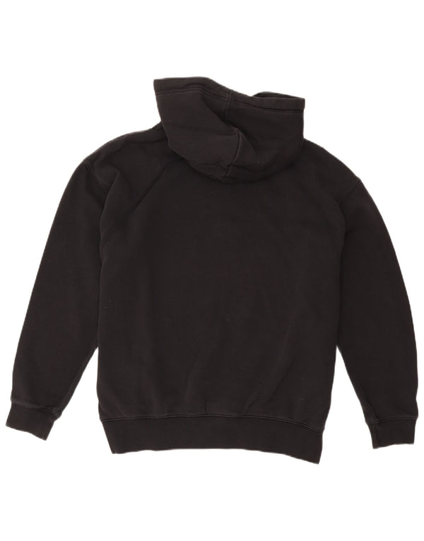 Felpa con cappuccio Nike da uomo, vestibilità ampia, piccola, in cotone nero