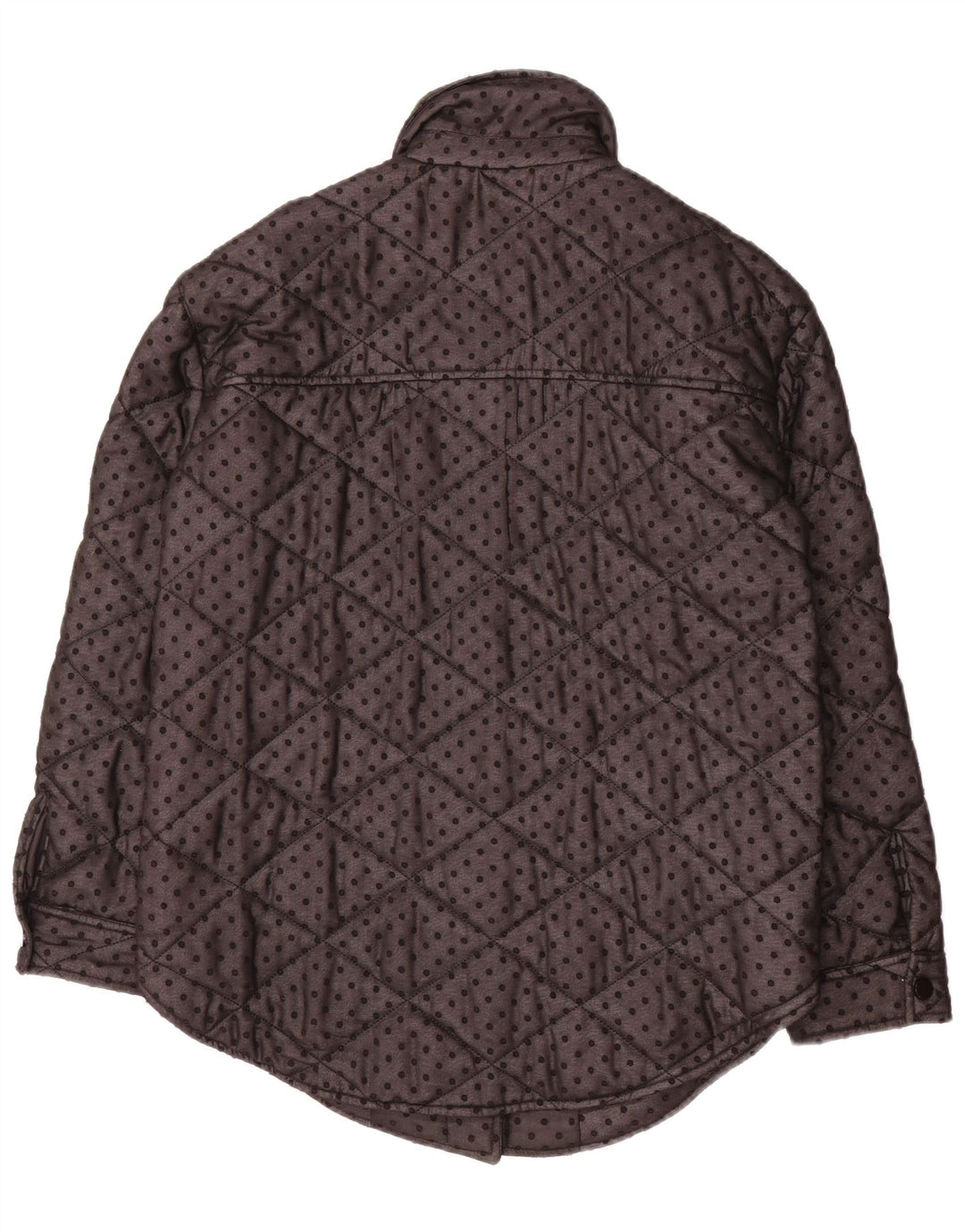 Giacca trapuntata oversize da donna Phase Eight UK 8 piccola nera maculata