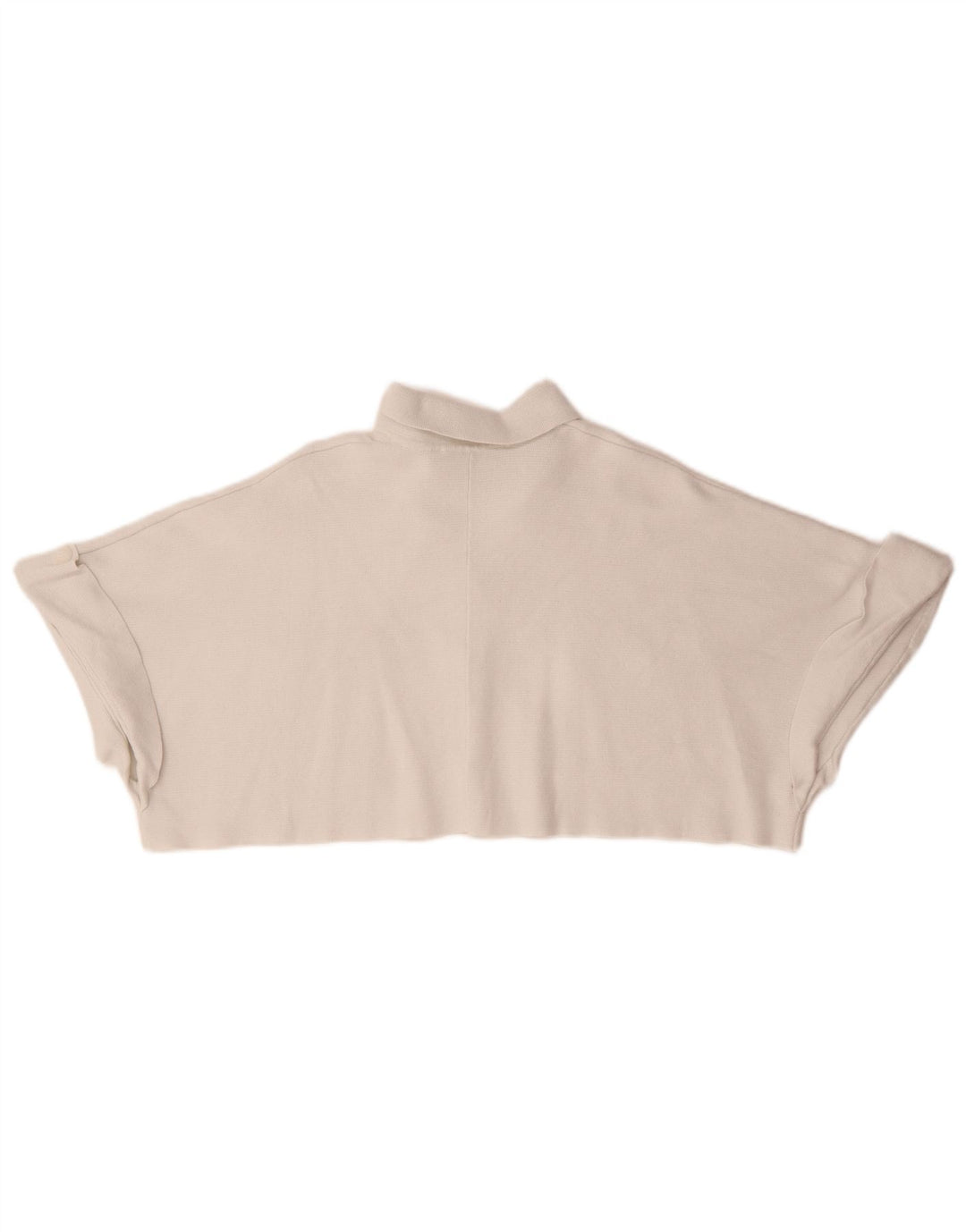 Top cardigan oversize corto da donna Zara UK 10 piccolo in viscosa bianca