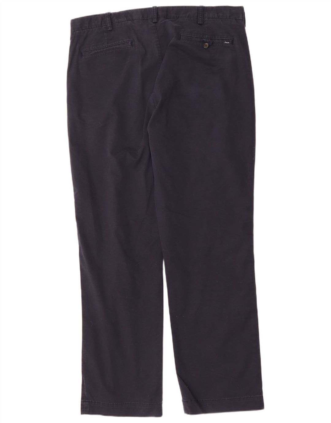 POLO RALPH LAUREN Pantaloni chino da uomo dalla vestibilità classica W36 L32 Blu navy