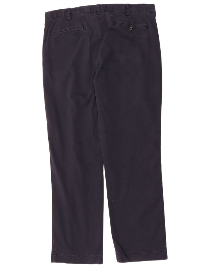 POLO RALPH LAUREN Pantaloni chino da uomo dalla vestibilità classica W36 L32 Blu navy