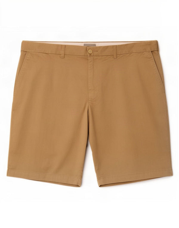 Marks & Spencer Mens Chino Shorts W44 2XL Beige Cotton
