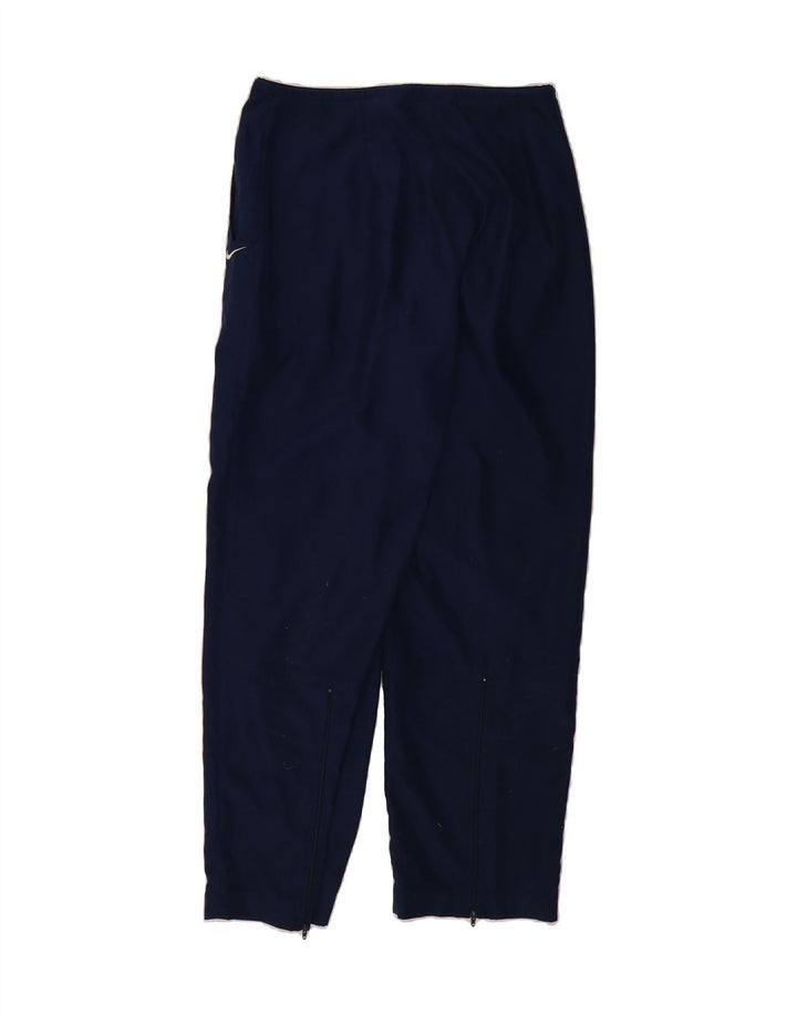 NIKE Womens Tracksuit Trousers US 8/10 Medium  Navy Blue Polyester Vintage Nike and Second-Hand Nike from Messina Hembry 