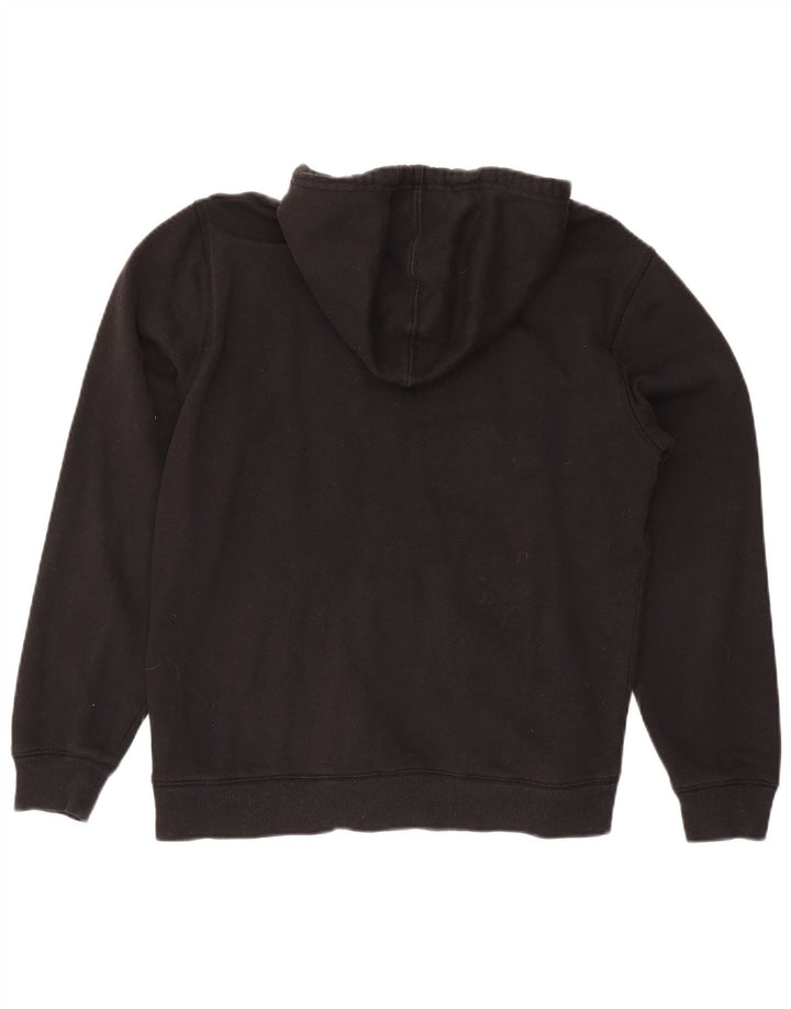 Maglione con cappuccio grafico da donna Levi's UK 14 cotone nero medio