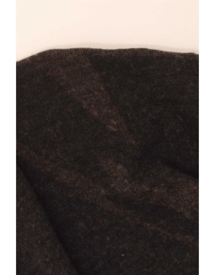 Croft & Barrow Maglione da uomo girocollo grande grigio a rombi/diamante