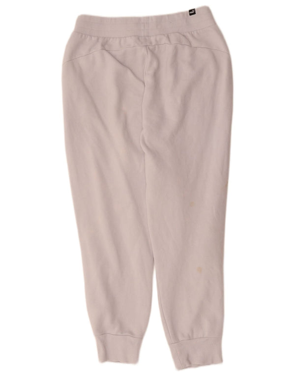 Pantaloni da tuta da donna Puma Joggers UK 14 Cotone grigio medio