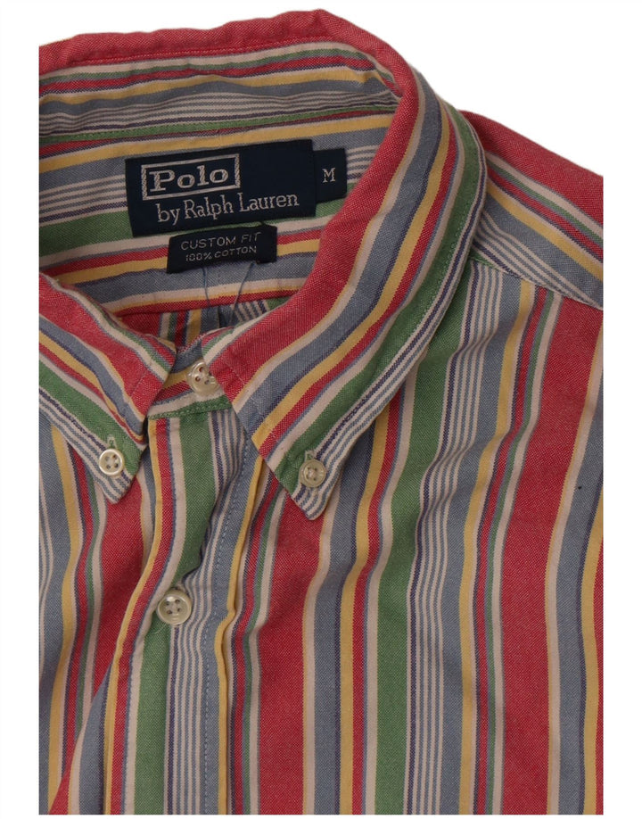 Camicia Polo Ralph Lauren da uomo su misura in cotone a righe multicolori medie