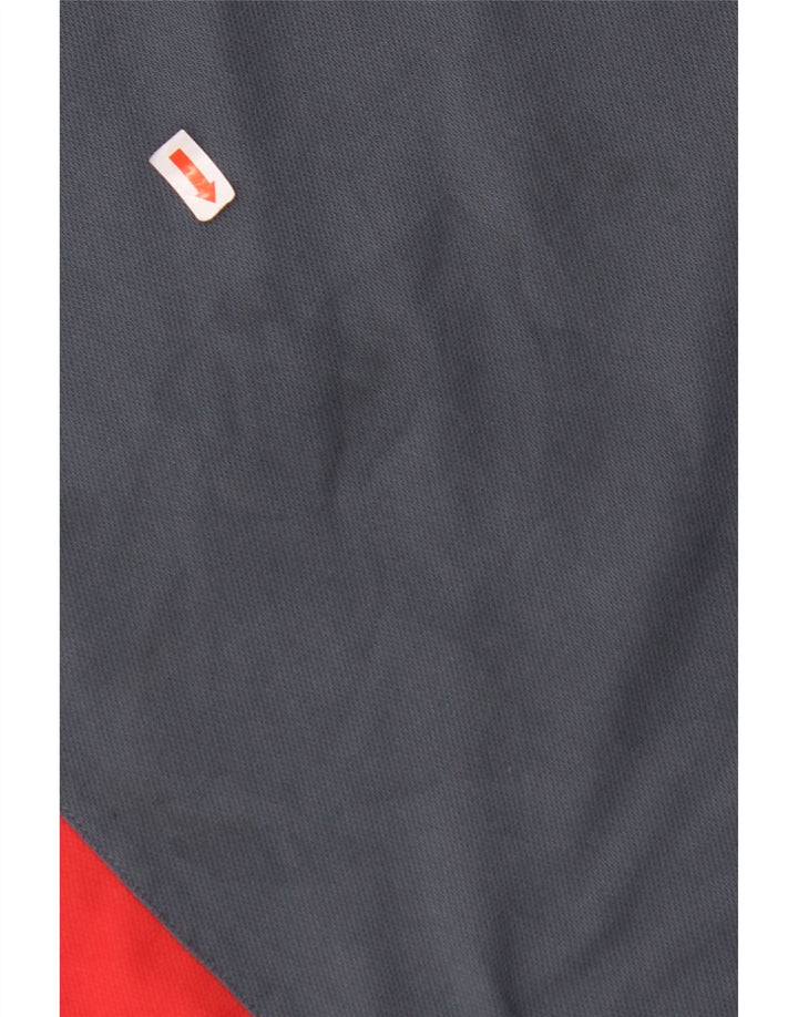 T-shirt da uomo ADIDAS Top Small in poliestere color block grigio