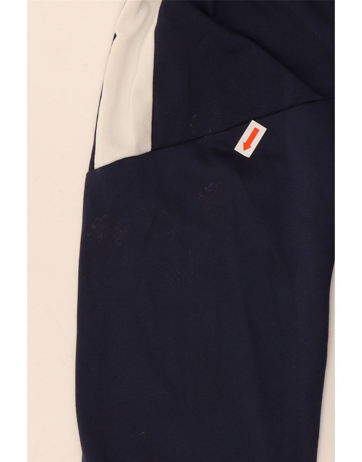 Giacca da tuta da uomo Puma Medium in poliestere color block blu navy