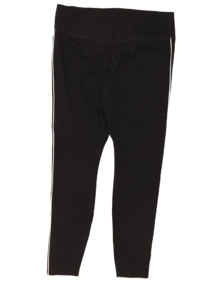 Leggings grafici da donna Nike UK 14 grande poliestere nero