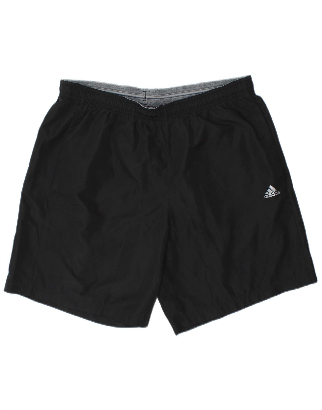 Pantaloncini sportivi ADIDAS Climalite da uomo grandi in poliestere nero