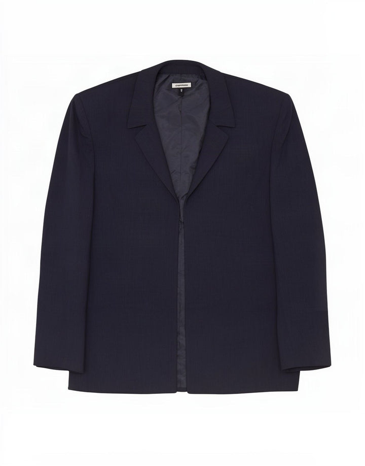Giacca blazer da donna Marks & Spencer UK 14 grande poliestere blu navy