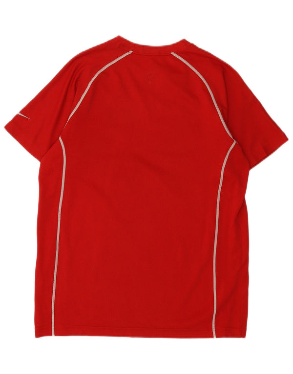 T-shirt grafica da donna Nike Dri Fit Top UK 14 grande rossa