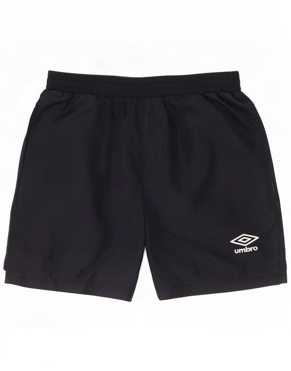 Pantaloncini sportivi da uomo Umbro piccoli in poliestere blu navy