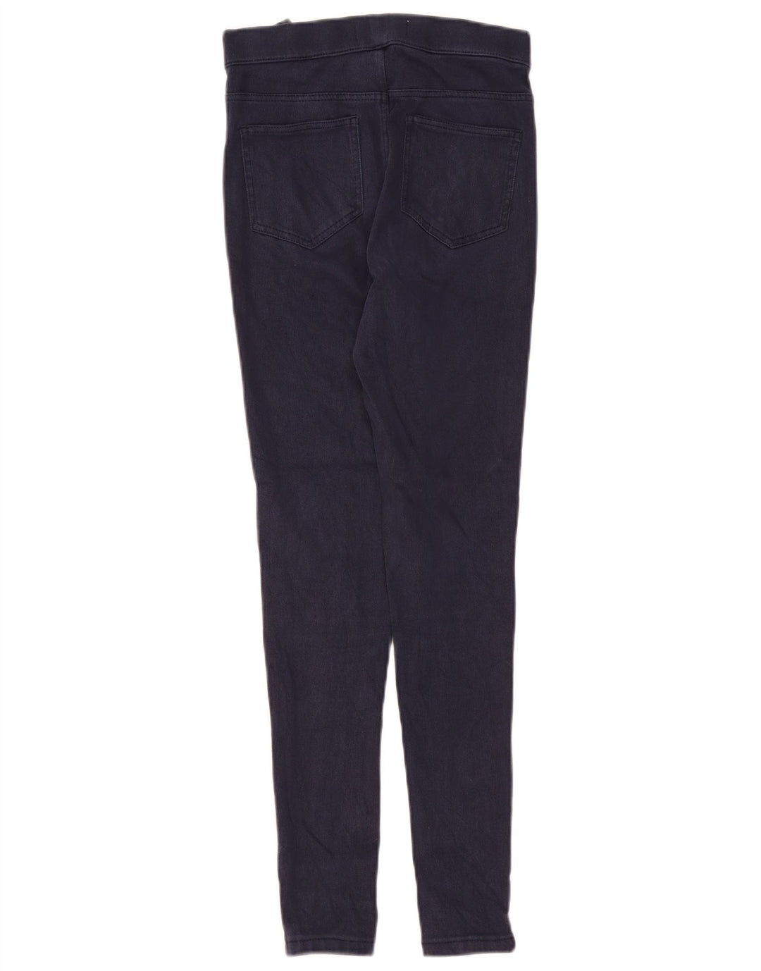 MARKS & SPENCER Pantaloni casual da donna UK 8 Small W26 L27 Blu navy