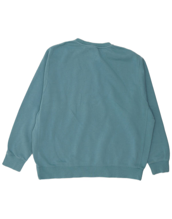 Felpa da uomo NIKE maglione XL blu cotone