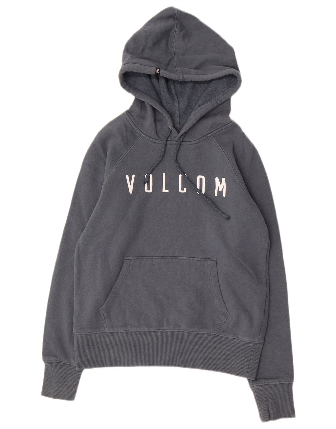 Felpa con cappuccio grafica per ragazzi VOLCOM 7-8 anni XS in cotone grigio
