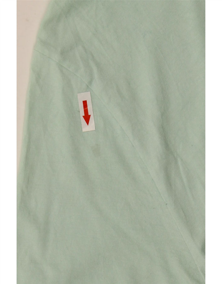 T-shirt grafica da uomo Hurley Top grande in cotone verde