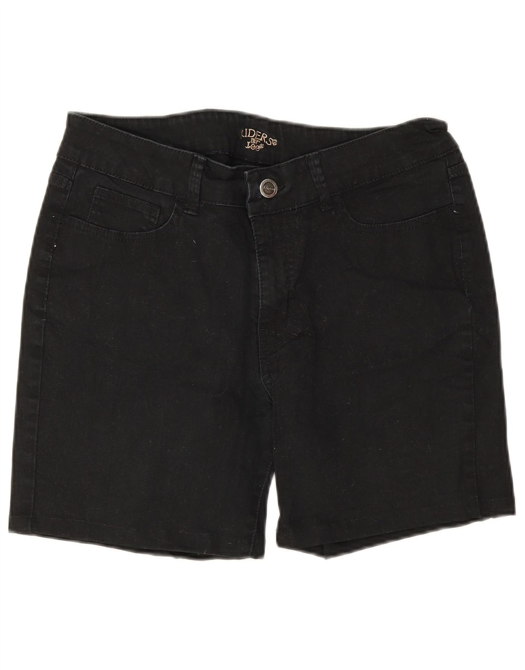 Pantaloncini di jeans Lee Riders da donna US 12 Large W30 cotone nero