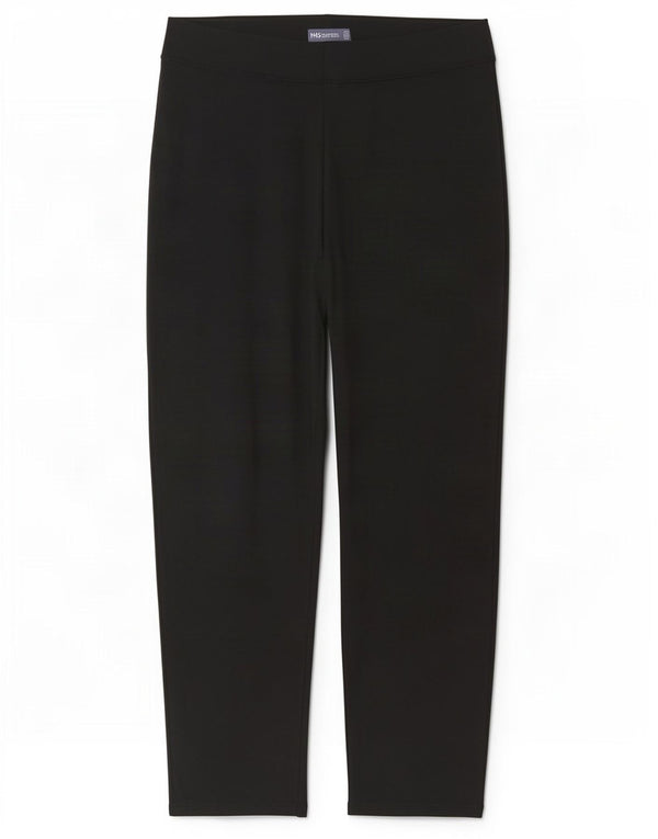Pantaloni da tuta da donna Marks & Spencer UK 16 grandi cotone nero