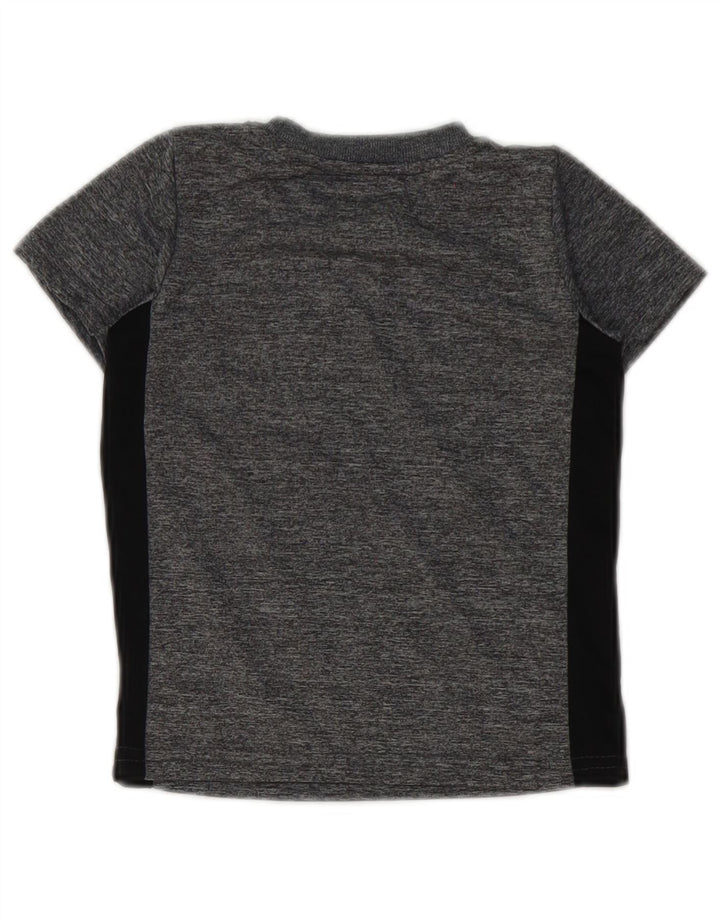 T-shirt grafica da ragazzo NBA Top 2-3 anni in poliestere color block grigio