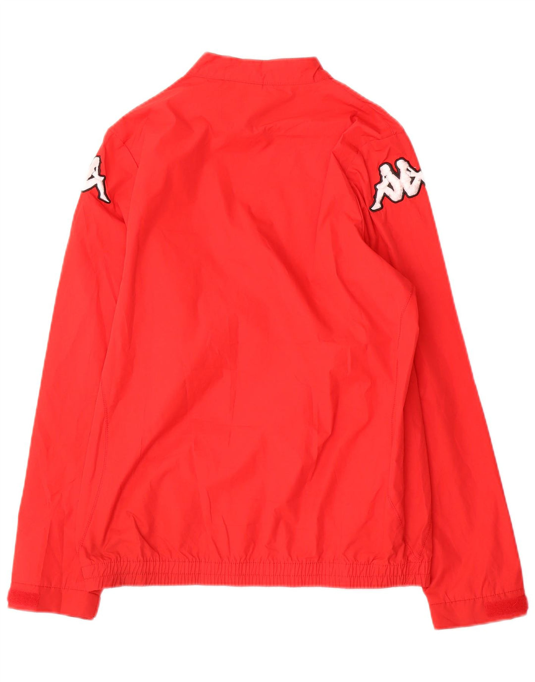 Top da tuta pullover con zip grafica Kappa per ragazzi 13-14 anni Rosso