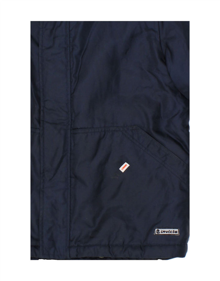 INVICTA Boys Windbreaker Jacket 11-12 Years Navy Blue Polyamide Vintage Invicta and Second-Hand Invicta from Messina Hembry 